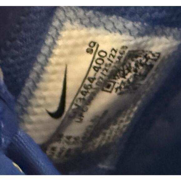 Nike Air Force 1 Low Women 7 Sneakers x AMBUSH Game Royal/Varsity Maize Men 5.5 - Picture 4 of 5